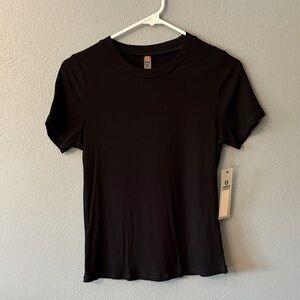 Mono B Essential Black Short Sleeve Tee NWT